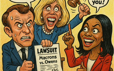 Macron Sues Candace Owens, Demands Gender Reveal Party in Court